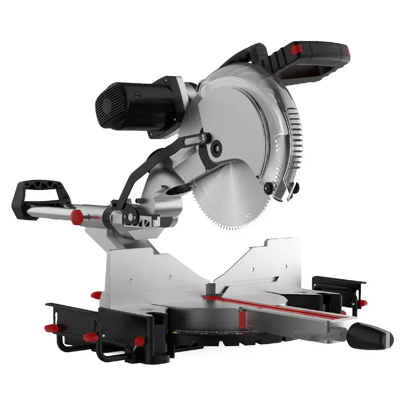 8 "10" 12 "4800W Alta Potência Alumínio Tie Rod Miter Saw Máquina De Corte De Alumínio Ferramentas De Construção Ferramentas Elétricas