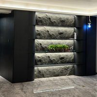 Panneau mural en pierre artificielle PU effet pierre, ignifuge et facile à installer, idéal pour la décoration murale de villas, hôtels et espaces commerciaux – Meilleures ventes