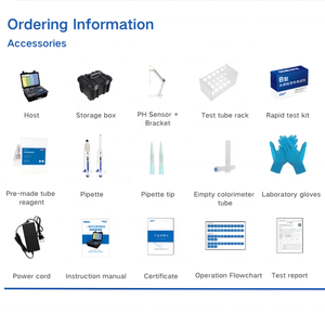 เครื่องวิเคราะห์คุณภาพน้ำหลายพารามิเตอร์ PH COD TN TP ความขุ่น NH4 <span class=keywords><strong>NO3</strong></span> FCL โลหะหนัก OEM เครื่องตรวจจับกลางแจ้งสำหรับการทดสอบน้ำ - Product Image 4