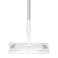 Serpillère à sec pour nettoyage en profondeur avec texture alvéolée, retient efficacement la saleté, manche lavable et réutilisable