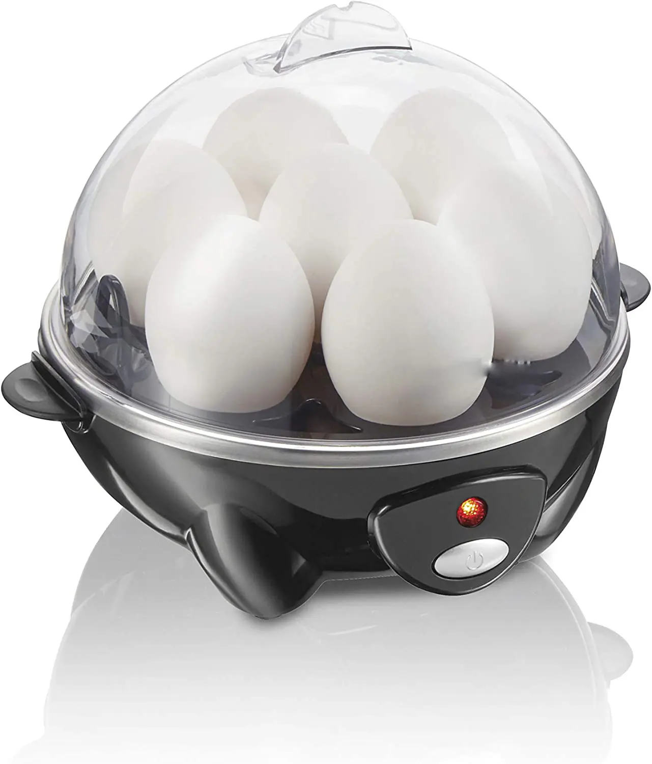 Uova di frittata bracconiere elettriche e fornello per uova sode morbido, medio con spegnimento automatico e cicalino, misurino incluso