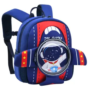 Zaino per bambini personalizzato cartoon cool borsa da scuola per aereo per ragazzi e ragazze del periodo dell'asilo