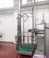 Élévateur pneumatique à poteau unique de haute qualité pour abattoir de bovins