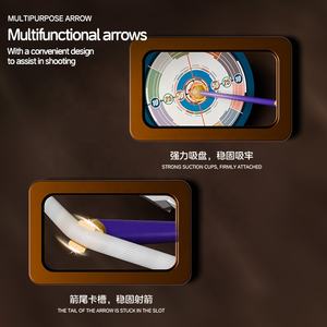 Ensemble de Jouets d'Activités Sportives pour Enfants, <span class=keywords><strong>Arc</strong></span> <span class=keywords><strong>et</strong></span> Flèches avec Cible de Tir à l'<span class=keywords><strong>Arc</strong></span>, Jeux de Plein Air pour Enfants - Product Image 5