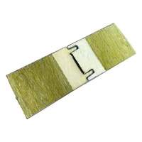 Panneaux sandwich pour murs extérieurs et toitures en laine de roche écologiques et résistants au feu, avec isolation double face en polyuréthane, vente en gros