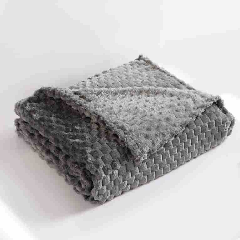 Solid Color Coral Fleece Flannel Blanket