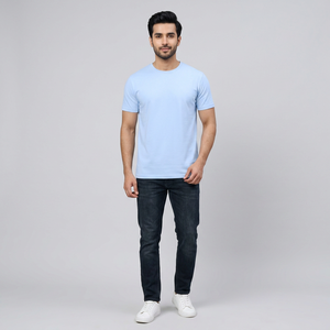 Camiseta de Moda Personalizable de Alta Calidad, 100% Algodón, Estilo Casual, Diseño Sólido, FINER THREADS, Manga Corta, Corte Regular - Product Image 1