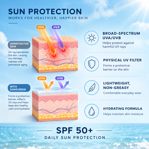 Crema <span class=keywords><strong>solare</strong></span> <span class=keywords><strong>viso</strong></span> colorata LANCE SPF <span class=keywords><strong>50</strong></span>, idratante leggera, copertura naturale, <span class=keywords><strong>protezione</strong></span> minerale con effetto luminoso. - Product Image 4