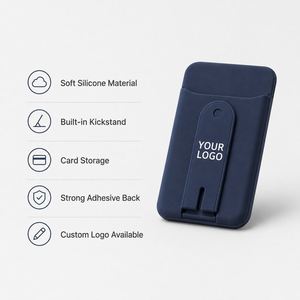 Soporte de Silicona Personalizado con Logotipo, Soporte Integrado, Adhesivo para Teléfono Celular, Tarjetero, Billetera Adhesiva para Teléfonos Inteligentes - Product Image 4