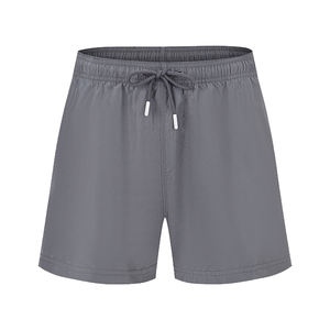 Shorts da Spiaggia da Uomo Shark One Plus di Lusso Verde Oliva a Tinta Unita Impermeabili e ad Asciugatura Rapida, Abbigliamento da Mare Estivo all'Ingrosso - Product Image 6