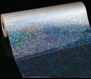 <span class=keywords><strong>Film</strong></span> stratifié thermique de modèle en verre cassé holographique transparent de BOPP pour l'emballage et l'impression - Product Image 1