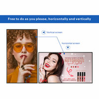 Máquina de publicidad para colgar en la pared de 50 pulgadas, Red de visualización, Android HD, fabricantes de máquinas de publicidad colgantes inteligentes