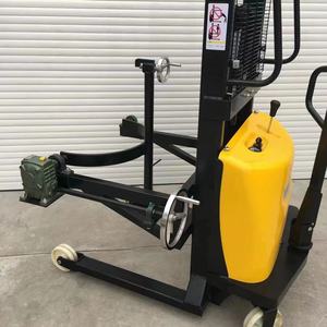 400KG 지게차 전기 또는 수동 스태커 오일 리프터 드럼 리프터 및 틸터 드럼 리프터 전기 오일 드럼 회전 장치 - Product Image 6