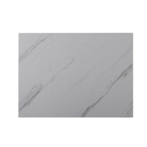 Personalizado 1220*2440 UV alto brillo PVC mármol hoja 2-10mm impermeable plano interior pared tablero servicio de corte materiales de construcción - Product Image 1