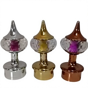 Juego de Soportes de Pared para Barra de Cortina Art Deco de Acero Inoxidable de un Solo Color Personalizado, Ecológicos, Antioxidantes, para un Diámetro de 1 Pulgada - Product Image 1