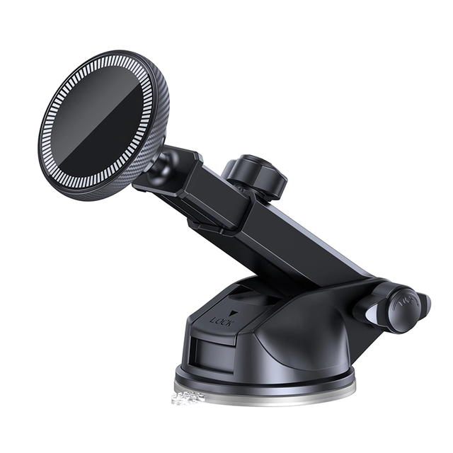 360 Adjustable Vacuum Magnetic Car Mount Phone Holder Compatible for iPhone 16 Windshield Dashboard Air Vent Suction Holder