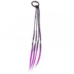 IFOND mode couleur <span class=keywords><strong>faux</strong></span> <span class=keywords><strong>cheveux</strong></span> enfants <span class=keywords><strong>cheveux</strong></span> corde princesse torsion tresse queue de cheval élastique <span class=keywords><strong>cheveux</strong></span> cravate - Product Image 4
