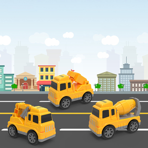 Juguete Educativo para Niños, Camión de Juguete de Plástico de Doble Capa, con Luces e Inercia, Música, para Ingeniería, Transporte, Policía, Ciudad, <span class=keywords><strong>Taxi</strong></span> - Product Image 2