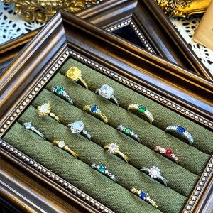 Anillos estrella men S925 Sterling bạc nhẫn cho cô gái conjunto de Relojes de lujo de plata Para mujer - Product Image 1