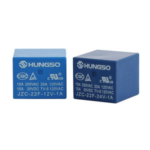 Hungso 15A мини-реле мощности, <span class=keywords><strong>JZC</strong></span>-<span class=keywords><strong>22F</strong></span> 12 В, 4 контакта, 5 контактов, 20 А, реле платы - Product Image 4