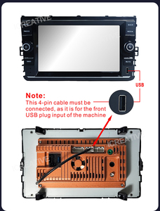 Autoradio Android 8 pouces pour VW Passat B8 <span class=keywords><strong>Golf</strong></span> Mk7 T-Cross Jetta Tiguan Polo 2019-2021 Stéréo multimédia automobile Navigation - Product Image 5
