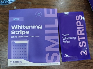 DRDENT V34 HISMILE tiras blanqueadoras de dientes moradas, protegen la capa de esmalte dental, 14 tiras, 42 tiras - Product Image 4