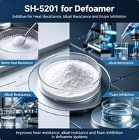 Poudre de résine de silicone méthylique MQ SH-5201P, tackifiant pour silicone PSA, scellant de construction, cosmétiques et défoamer