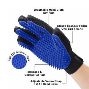 ترقية جديدة ، قفازات العناية بالحيوانات الأليفة ، قفازات سيليكون لإزالة الشعر ، فرشاة حمام قفاز فعال ، قفازات قفاز للكلاب والقطط - Product Image 5