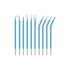 Assortiment complet d'électrodes de chirurgie (10 pièces)-10cm-Implémentations électrochirurgicales précises