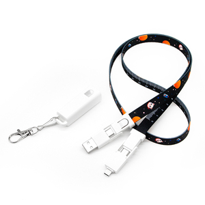 3A 6 1สายชาร์จเร็วแบบพกพาสายคล้องสายไมโคร USB สายชาร์จโทรศัพท์ไม้บรรทัดใหม่โปรโมชั่น - Product Image 5