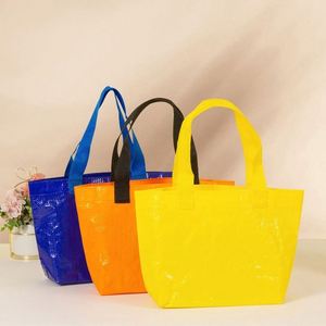 Custom Logo Heavy Duty Waterproof Reusable Laminated Woven <b>Gift</b> <b>Bag</b> PP Friendly Grocery <b>Bag</b> Wholesale - Product Image 1