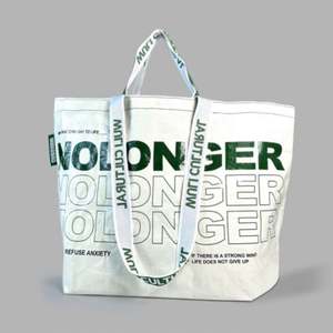 Bolsa de Compras Reutilizable Grande con Logotipo Personalizado, Bolsa de Compras de PP Tejido Laminado Impermeable - Product Image 6