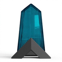 Feux de signalisation LED stroboscopiques en plastique pour extérieur, télécommande, accessoire de sécurité pour portes battantes/coulissantes/motorisées, portée de 30 m, certifié CE