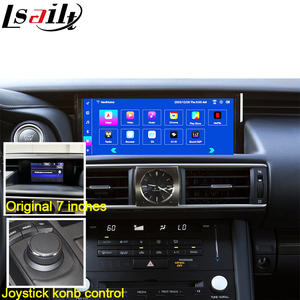 Lsailt 10.25 pouces écran Android pour LEXUS IS200T IS300H RC200T RC300 2013- RCF BT écran de mise à niveau d'infodivertissement Android - Product Image 1