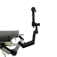 Cadre de tête manuel en fibre de carbone pour chirurgie crânienne, accessoire médical pour tables d'opération