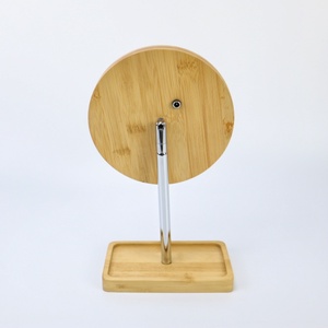 2025 nouveau <span class=keywords><strong>produit</strong></span> bambou debout led miroir trois couleurs fonction de stockage 7 pouces led miroir cadeau - Product Image 5