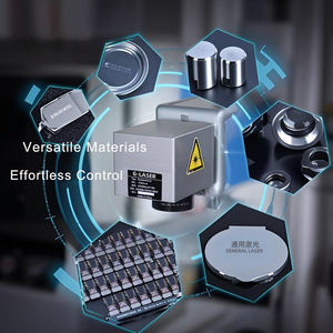 20w金属制造车间防尘设计落地式光纤激光打标机 - Product Image 6