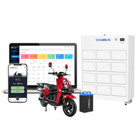 Station de recharge multifonctionnelle TYCORUN pour échange de batteries de motos électriques, armoire de location de batteries pour vélos et trottinettes électriques