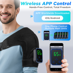 取り外し可能ワイヤレスAPP制御電気加熱ショルダーマッサージャーブレース振動ネックショルダーマッサージベルト - Product Image 3