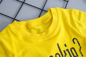 Vêtements en gros importés de Chine : T-shirts pour bébés garçons, modèles de col thaïlandais, design Baba - Product Image 5