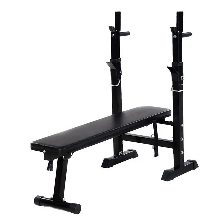 Wellshow Sport Home Gym Verstelbare Vouwen Barbell Power Rack Gewichtheffen Oefening Squat Stand Bankdrukken Apparatuur