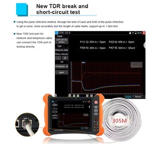 เครื่องทดสอบกล้องวงจรปิดอเนกประสงค์ <span class=keywords><strong>X9</strong></span> ออลอินวัน จอแสดงผลเรติน่า 8 นิ้ว เครื่องทดสอบกล้องวงจรปิด IP รุ่น <span class=keywords><strong>X9</strong></span>-<span class=keywords><strong>MOVTADHS</strong></span> - Product Image 6