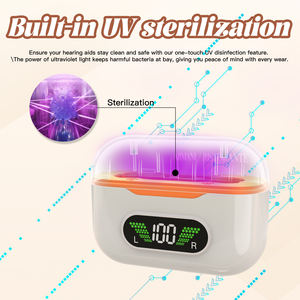 Mini prothèses auditives CIC super invisibles liste de <span class=keywords><strong>prix</strong></span> rechargeable avec étui UV prothèse <span class=keywords><strong>auditive</strong></span> numérique pour fabricant de gros sourd - Product Image 4