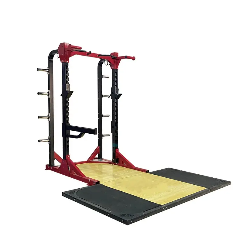 Marteau force Commercial Squat Rack Équipement De Gymnastique Multifonctionnel Pull Up Bar Fitness Réglable Squat Rack Stand