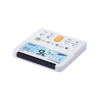 Télécommande universelle murale K-660E ECO avec minuterie, code fixe, verrouillage de la température, rétroéclairage LCD et fonction de minuterie