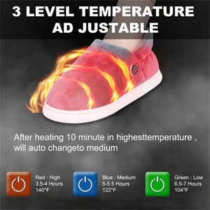 Sports Shoes for Men Snow Boots Rechargeable Battery <b>Heat</b> Winter Shoes Electrically <b>Heated</b> Shoes - Product Image 2