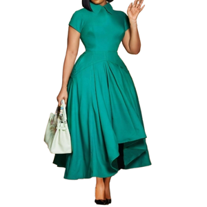 green emerald velvet dress Amazon.com: African Dresses for Women Wax Print Ankara Flare Sleeve Knee  Women Dresses Plus Size Dresses Fp6194 M : Clothing, Shoes & Jewelry