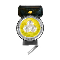 Balise magnétique de sécurité routière gps flash synchrone à énergie solaire feux de signalisation de voiture feux clignotants à led pour voiture