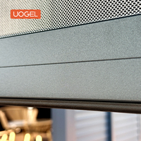 UOGEL-Persianas enrollables motorizadas con cremallera o cortinas con cremallera de protección solar