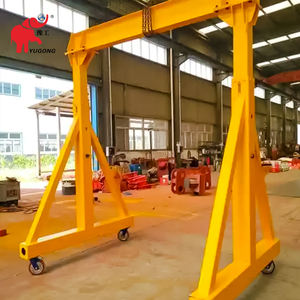 Grúa pórtico móvil portátil para taller, fabricada en China, altura de elevación de 2-6 m, capacidad de 500 kg, 800 kg, 1000 kg, 2000 kg - Product Image 3